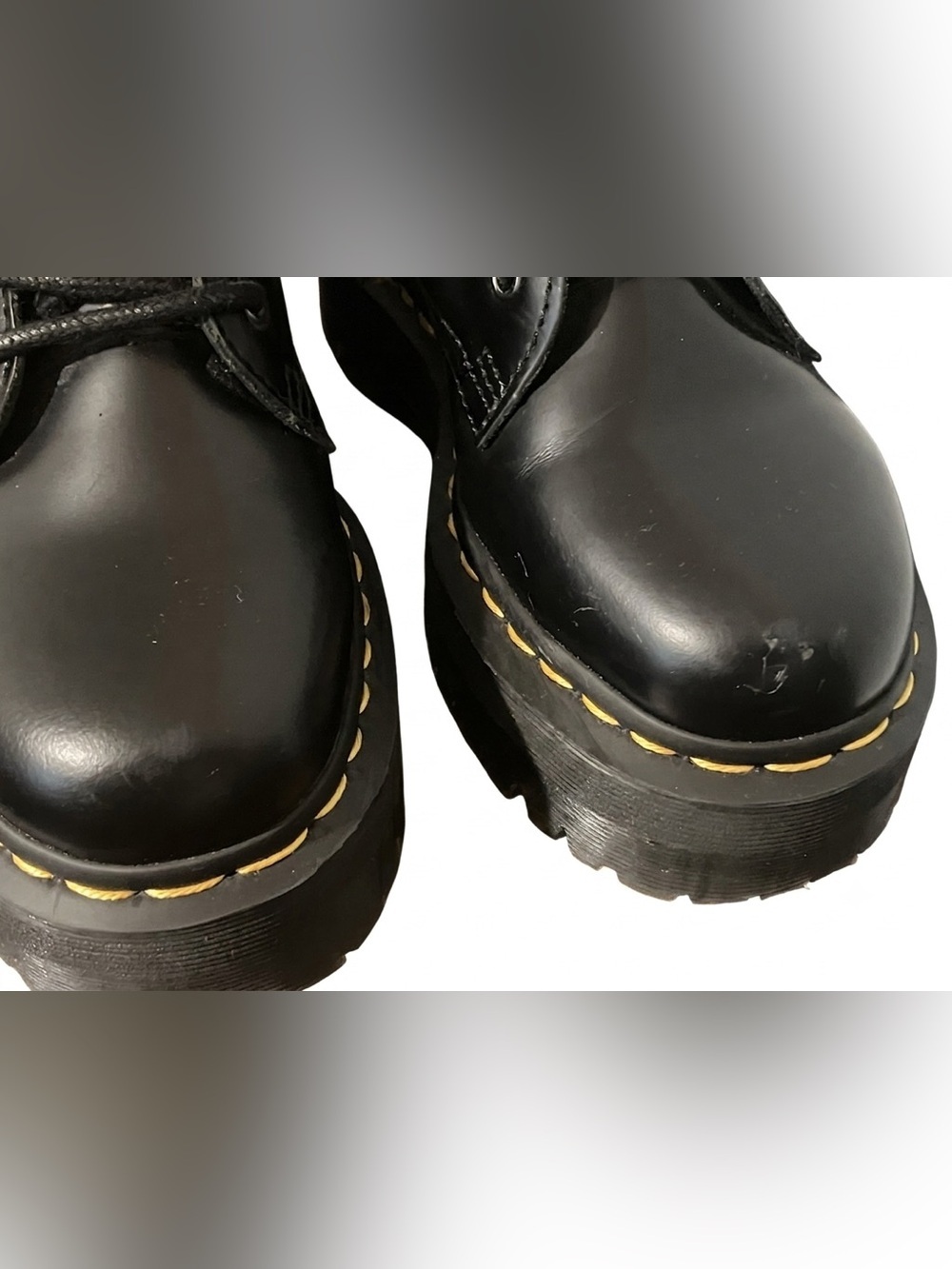 DR.MARTIENS JADON BOOT SMOOTH LEATHER PLATFORMS - Picture 8 of 8